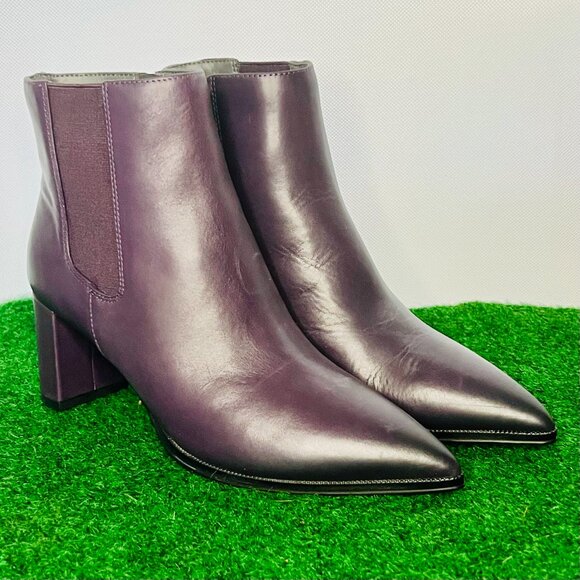 FrancoSarto L-Demmi LE Pointed toe bootie 7 1/2 eggplant - Picture 2 of 13